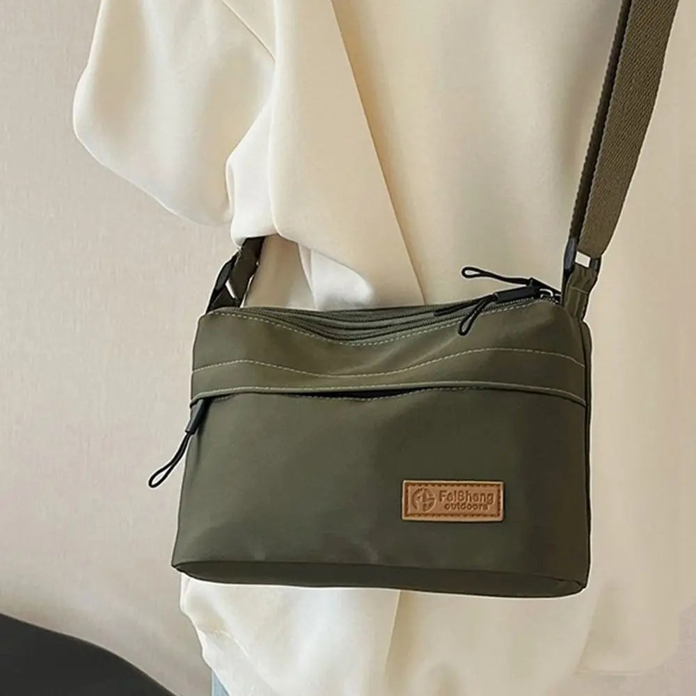 Fashion Multi Pocket Single Shoulder Bag Reusable Simple Versatile Messenger Bags Large Capacity Tote Bags for Women