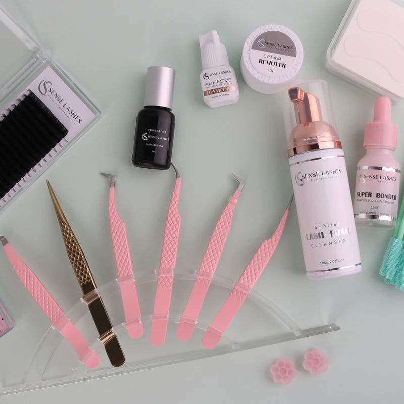 Senselashes 5ml Premium Adhesive Eyelash Extensions Lashes Para Cilios Longer Retention Help Glue Bond and Seal Lash Glue Makeup