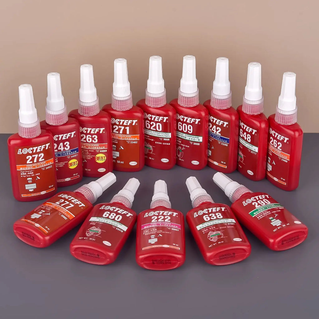 Adhesive Threadlocker 50ml Screw Lock Threadlocker 242 Anaerobic Adhesive Sealer High Strength Anti-Loosening Metal Thread