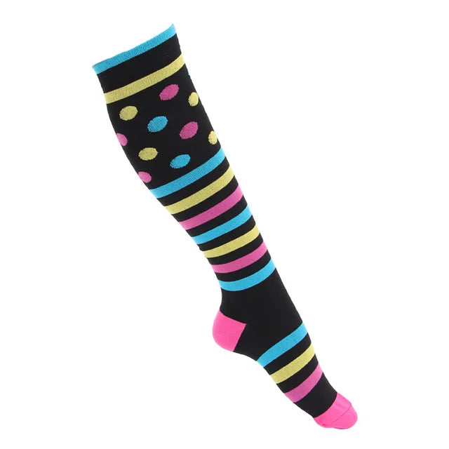 Compression Stockings Men Women Crossfit Golfs For Running Anti-slip Outdoor Sports Compress Nursing Varicose Veins Anti Fatigue