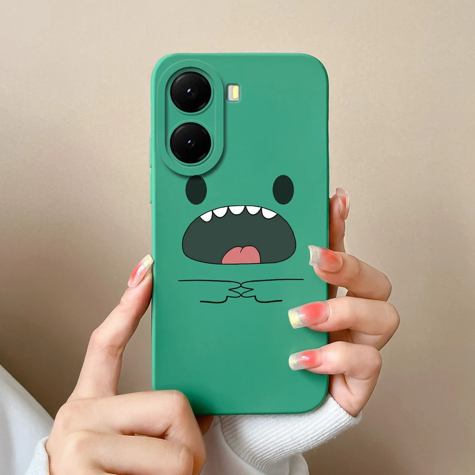 For Xiaomi Poco X7 Pro Case Lovely Bear Love Heart Shockproof Anti-fall Antifouling Luxury Shell For xiaomi poco x7 pro Coque