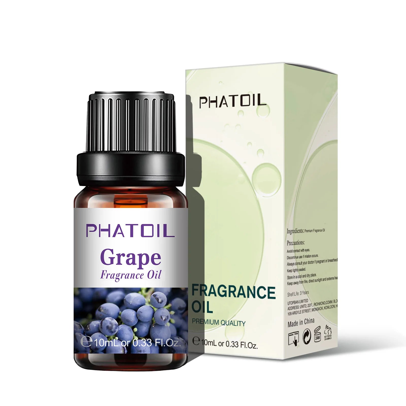 PHATOIL 1/2/6/10pcs 10ml Fruity Fragrance Oil For Aromatherapy Cherry Apple Strawberry Mango Coconut Lemon Fragrance Aroma Oils