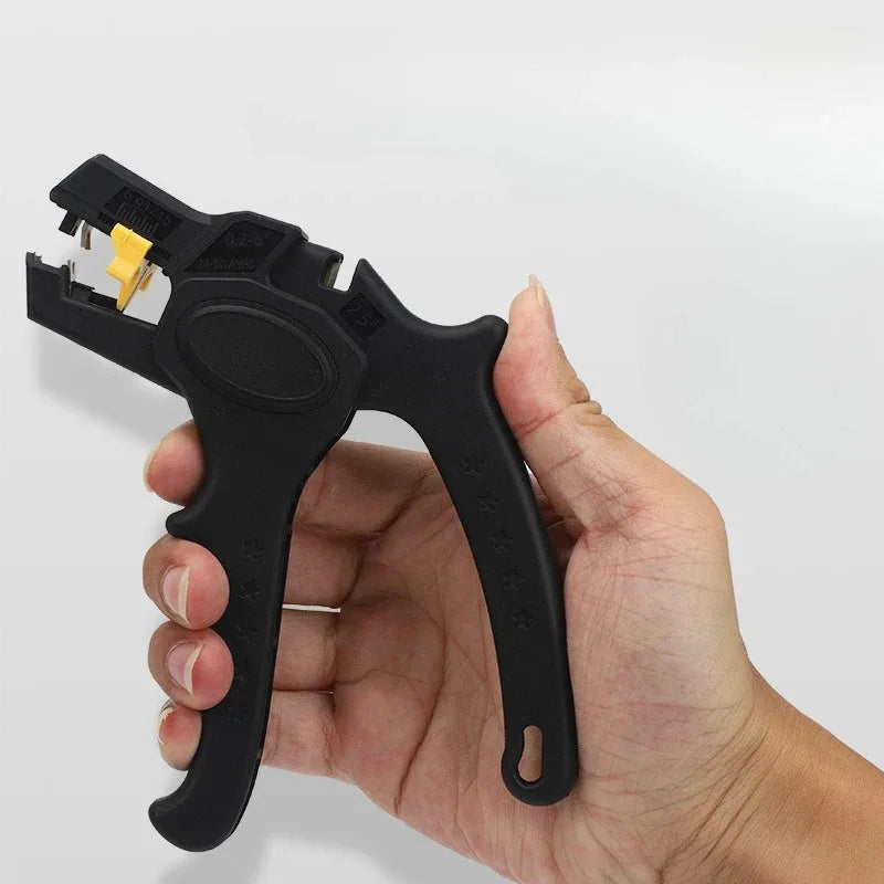 Automatic Wire Stripper Self Adjusting Multi Function Electrician Tool Lightweight Cable Stripping Tool for Wire Removal