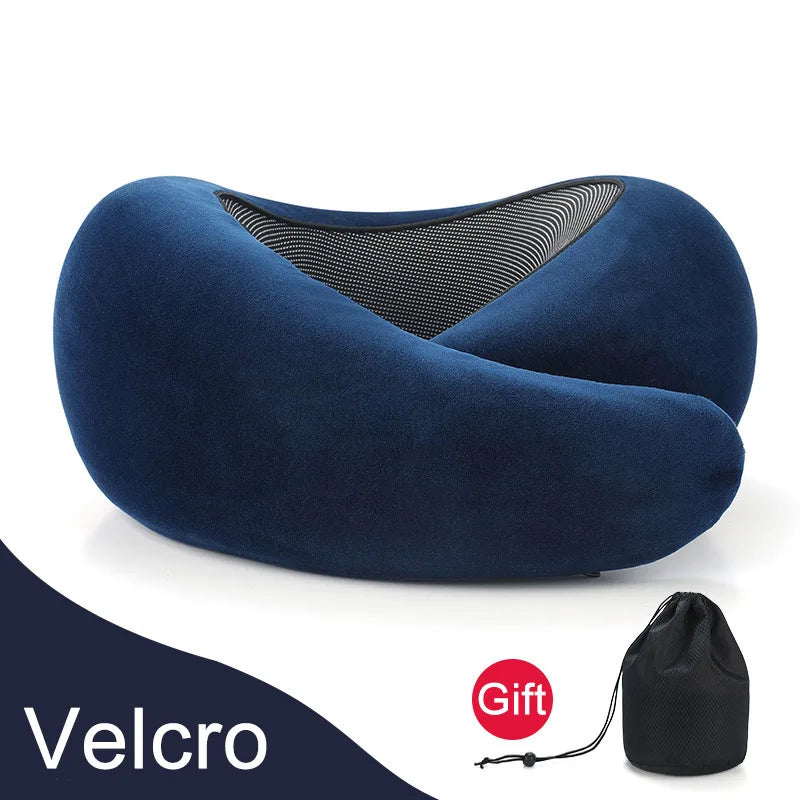 U Shape Memory Foam Neck Pillow Snail Travel Neck Pillows Portable Cervical Vertebra Airplanes Noon Break Pillow Relax