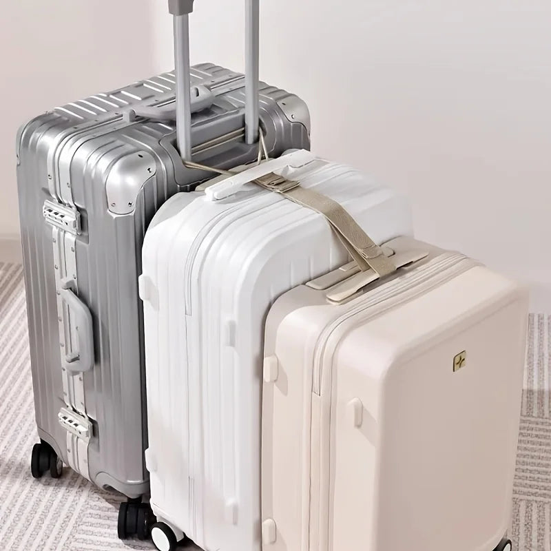 Adjustable Luggage Straps 2-in-1 with Lock Buckle Quick Release Clip Lightweight Easy Use for Backpack Suitcase