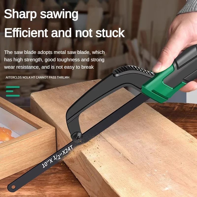  Mini Hacksaw Set With 11pcs Blades Portable Saw for Wood Plastic Metal Acrylic Cutting DIY Woodworking Hand Tools