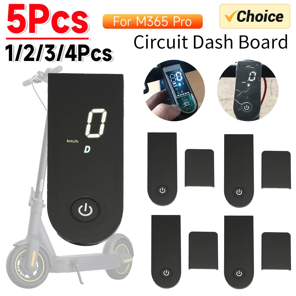 5-1PCS Dashboard Case for M365 Pro Electric Scooter Display Screen Outdoor Electric Scooters Dashboard Panel Circuit Board Cover