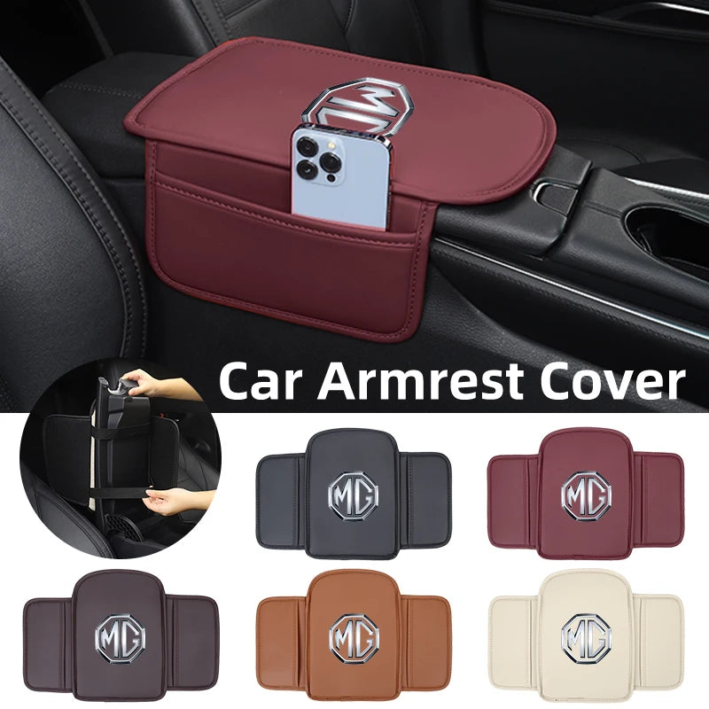 Car Armrest Box Pad Console Protector Armrest Storage Mat Accessories For Morris Garages MG 3 5 6 7 HS ZS GS Hector TF GT ZR RX5