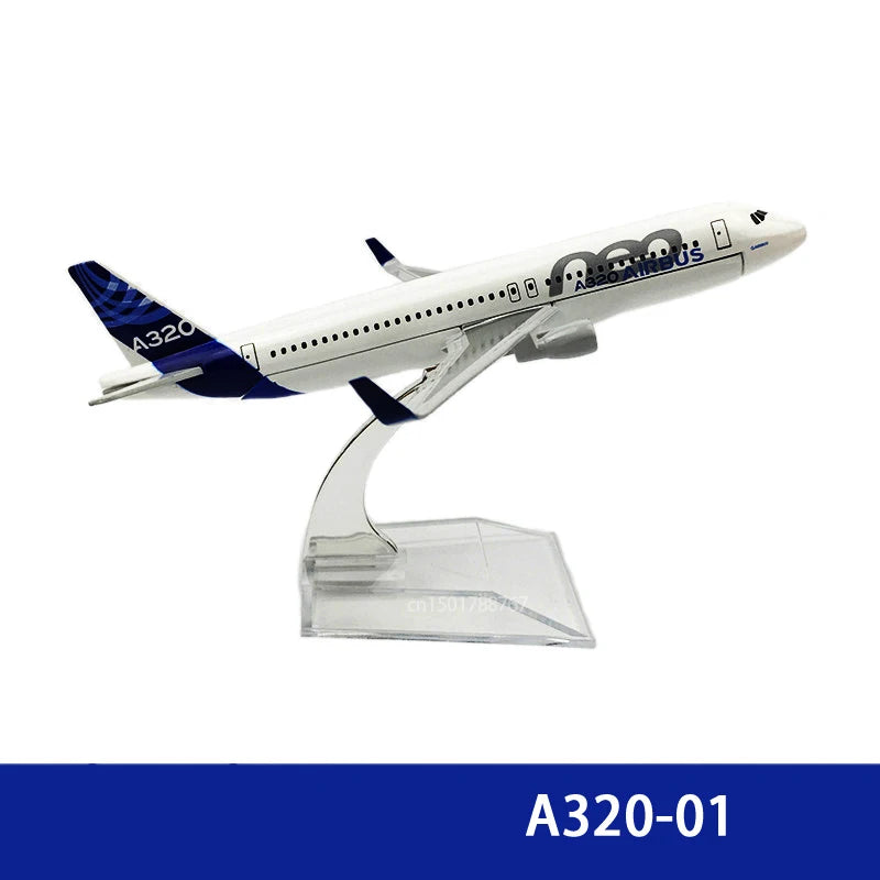 6Inch 15CM A380 A350 A330 A320 Concorde Diecast Airplane Model For Gift Collection