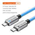 CABLETIME USB C to USB C Cable PD240W Type C Cable Fast Charging PD 3.1 Cable Zinc Alloy 480Mbps Data Transmission for Laptop iPhone 17 Pro Max
