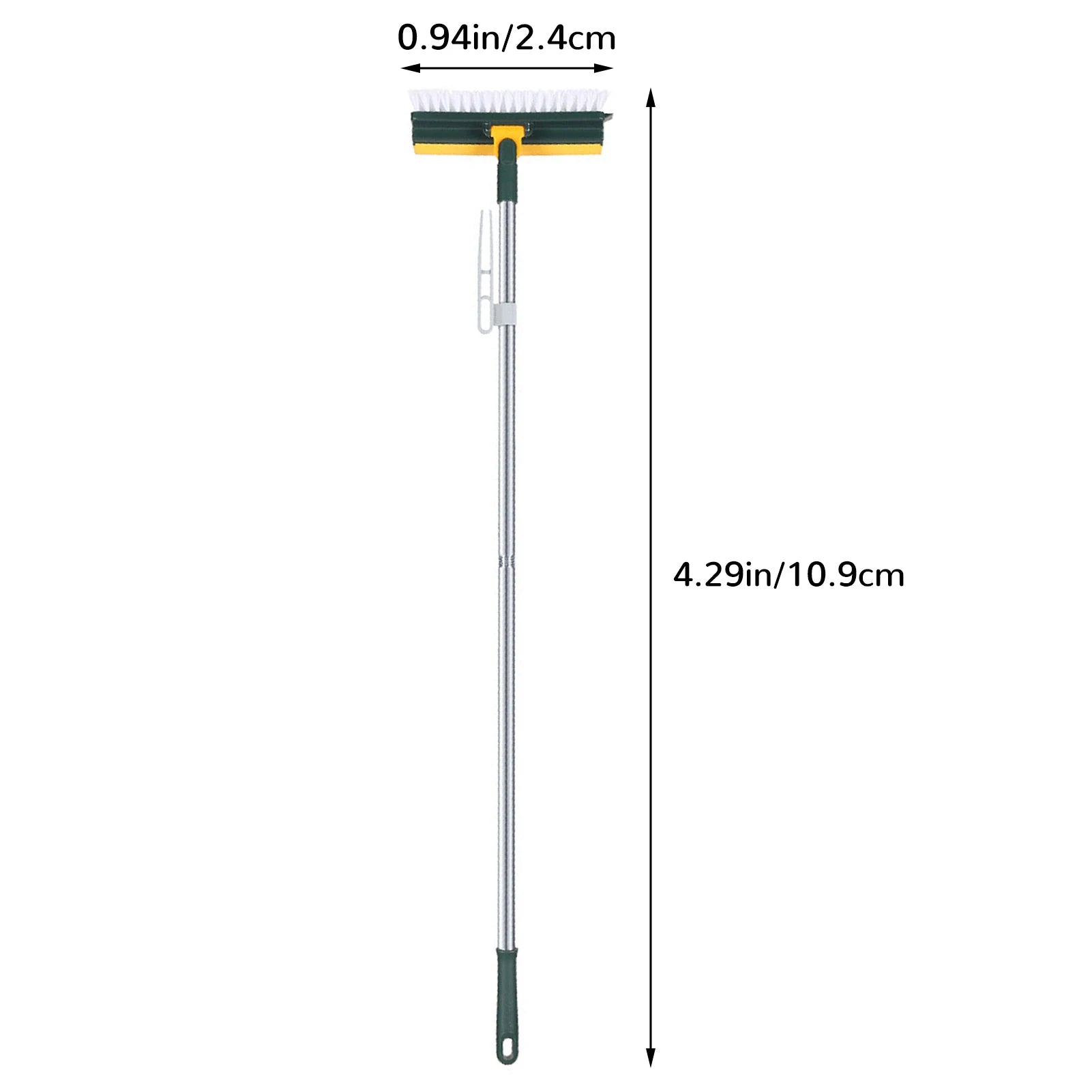 Crevice Hard Bristle Cleaning Brush No Dead Corners Hard Bristle Brush for Cleaning Wall Corner Patio Bathroom