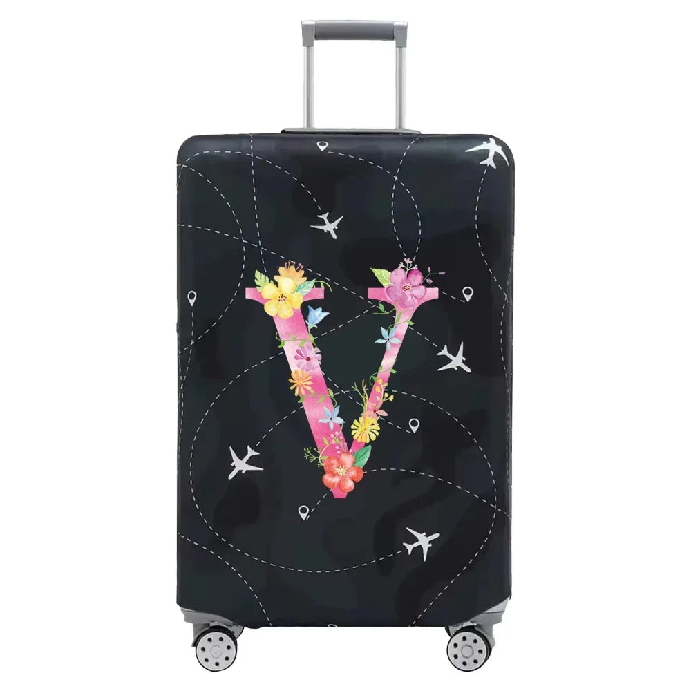 Luggage Protective Cover Elastic Dust Wear-resistant Apply 18-32 Size Pink Letter Series Protective Case Travel Accessories 2026
