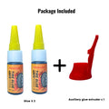 FIXWANT 480S Black Auto Tire Repair Glue Sealer Super Caulk Car Rubber Outer Tire Wall Cracks Lateral Fix 20g