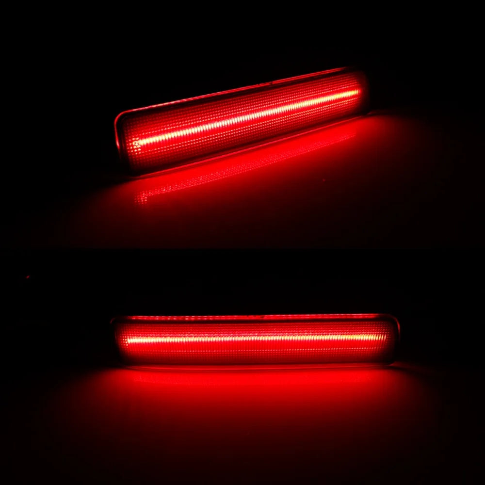 For Mercury Mountaineer 2002-2010 Car Red LED Rear Bumper Side Marker Parking Lights Running/Driving Lights Fender Flare Lights