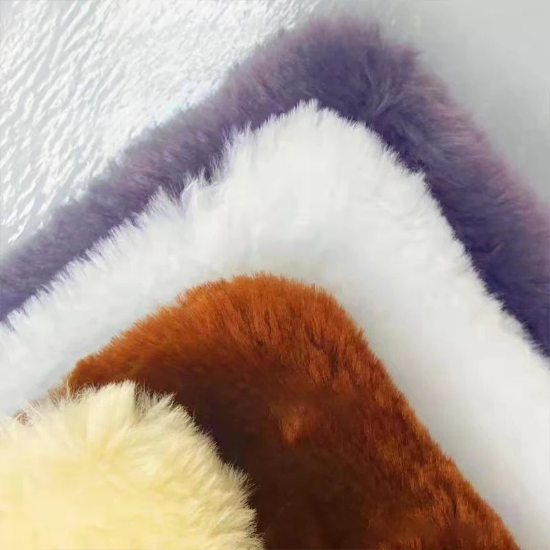 SEAMETAL Car Wash Plush Towel Cleaning Drying Car Polishing Cloth Soft Edgeless Detailing Waxing Towel 25x25CM Car Wash Supplies