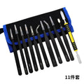 Industrial Grade ESD Anti-static Tweezers Set 1.5MM Precision Tip High Hardness Stainless Steel Tweezers Corrosion-Resistant