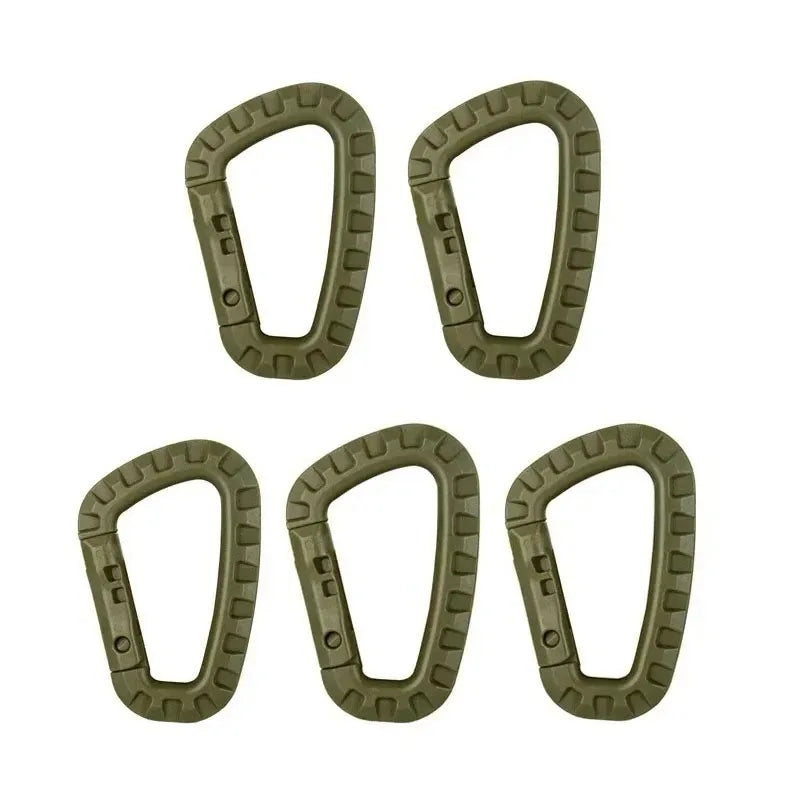 Medium D-Ring Buckle Tactical Carabiner Clips Molle Buckle Hook Backpack Sports Camping Climbing Accessories Outdoor gadget
