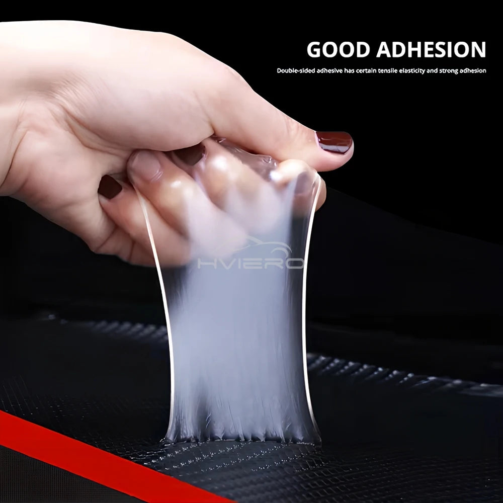 1M/3M/5M Nano Tracsless Double Sided Tape Transparent Reusable Lasting Waterproof Resistant Heat Adhesive Cleanable Car Special