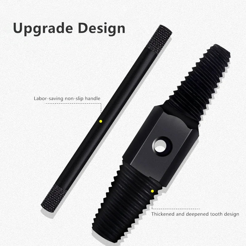 Double Head Wrench Faucet Valve Broken Screw Extractor Set Pipe Remover Damaged Wire Water Pipe Bolt Removal Plumbing Tool