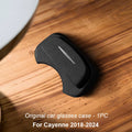 For Porsche Cayenne 2018 2019 2020 2021 2022 2023 2024 Car Suede ABS Glasses Case Sunglasses Storage Clip Protective Lenses ﻿