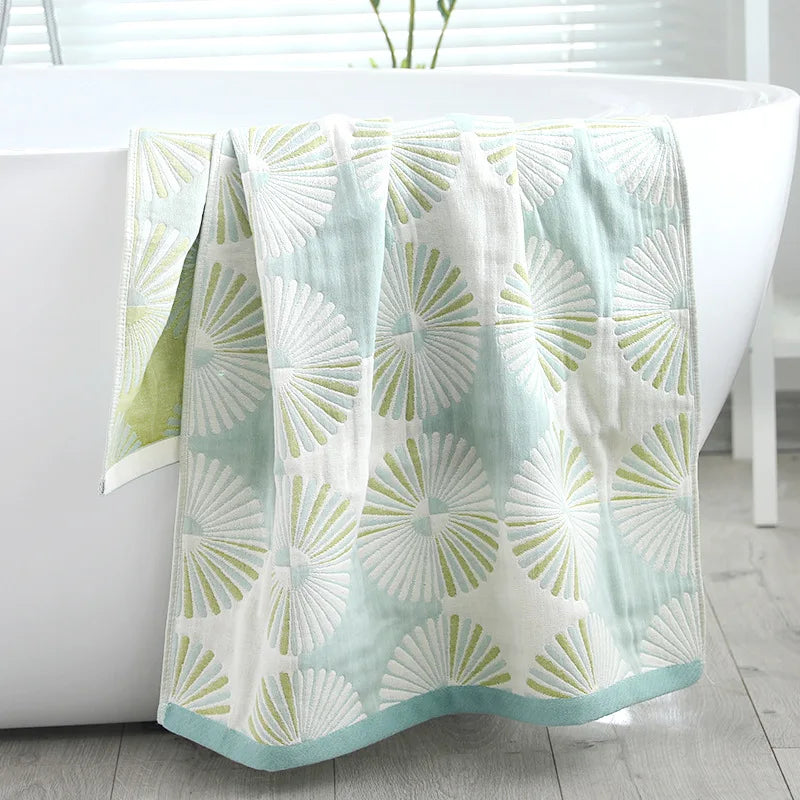 Gauze Bath Towel Household Pure Cotton Large Adult Quick Drying Cotton Soft and Absorbent Personalized and Cute Wrapped Towel