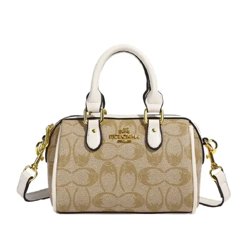 2026 New Vintage Luxury Women Diaper Bag Elegant Letter Print Shoulder Bag Crossbody Messenger Tote Large Capacity Portable Momm