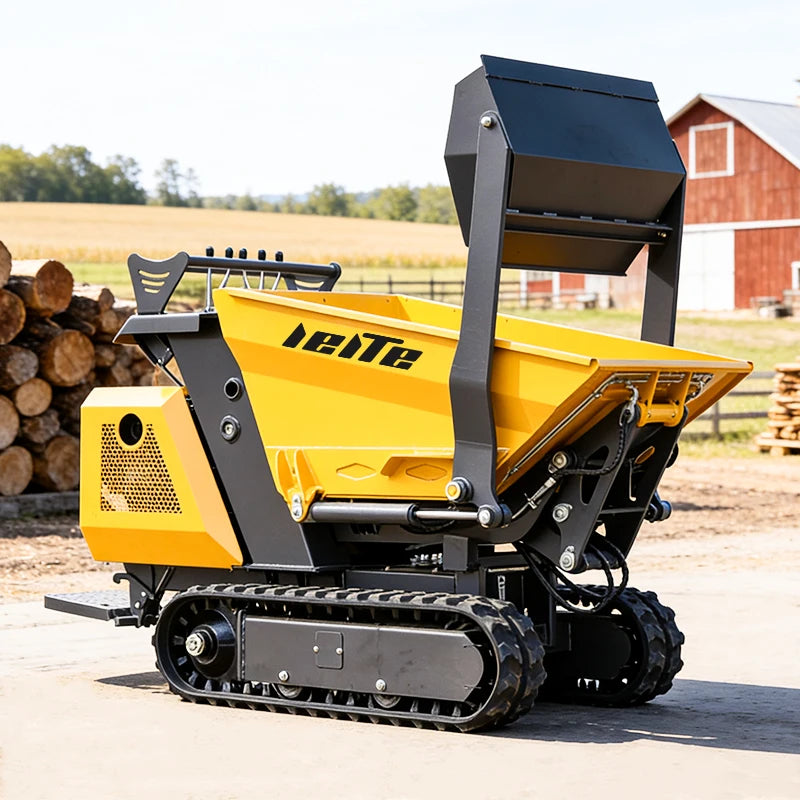 NEW Mini Tracked Dumper 0.8 Ton Compact Dumper for Construction Material Handling Landscaping Mini Dumper Customized