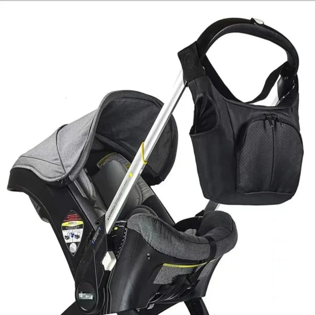 Portable Stroller Diaper Bag Mommy Storage Bag for Baby Stroller Multifunctional stroller Black Waterproof Storage Bag