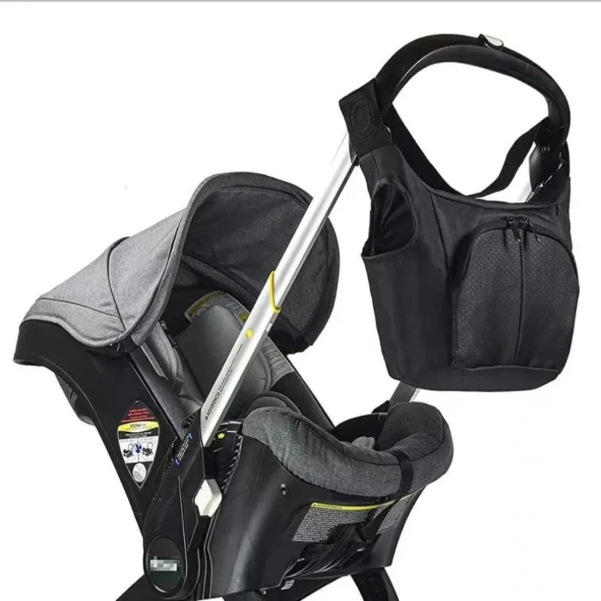 Portable Stroller Diaper Bag Mommy Storage Bag for Baby Stroller Multifunctional stroller Black Waterproof Storage Bag