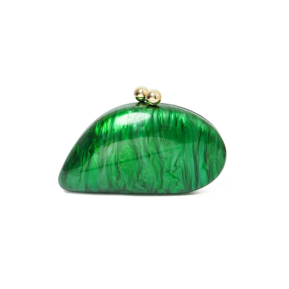 2026 Spring Summer New Arrival Hot Selling Irregular Acrylic Shell Evening Bag, Luxury Versatile Shoulder & Crossbody Bag For D