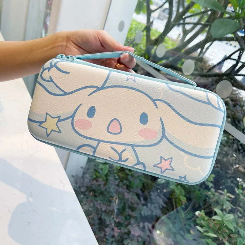 Cartoon Anime Storage Bag For Nintendo Switch Oled Game Console Case Travel Carrying Handbag JonCon Protective Cover Accessories