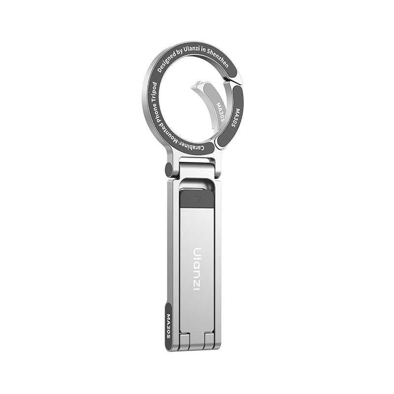 Ulanzi MA30S Carabiner Phone Stand Phone Handle Tripod for iPhone 17 16 15 Pro/Pro Max Selfie Stick Slim Version MA30 for Vlog