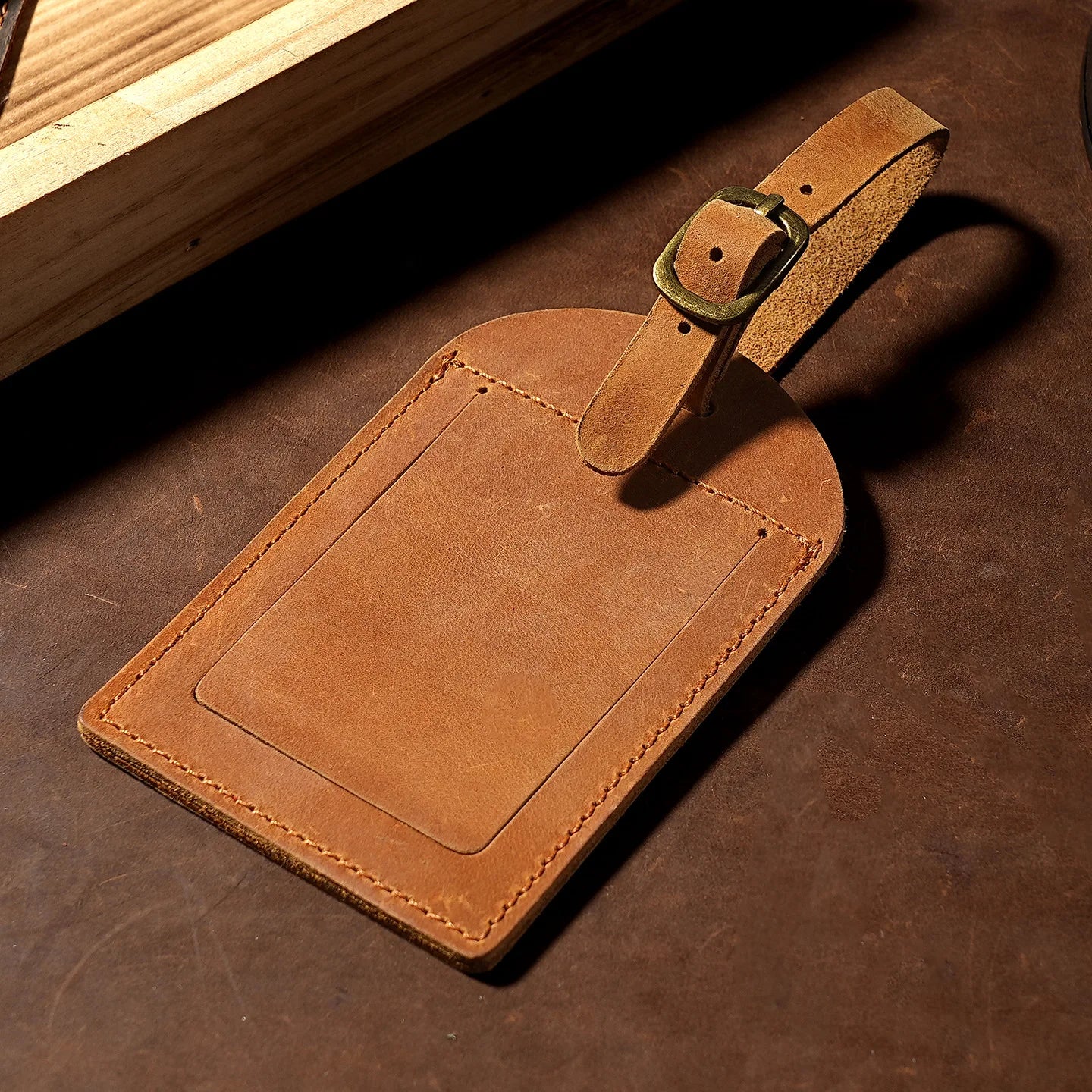 1PC Genuine Leather Luggage Tag Women Men Travel Accessories Suitcase Tags Name ID Address Lable Bag Tags for Luggage