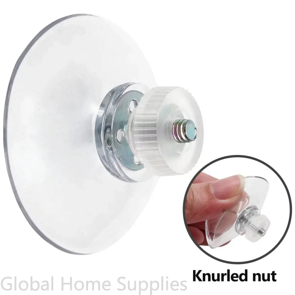 20PCS 0.98/1.26/1.61/2.09 inch Suction Cups with Screw Round PVC Sucker Nut Strong Adhesive Suction Holder Rubber Sucker Pad