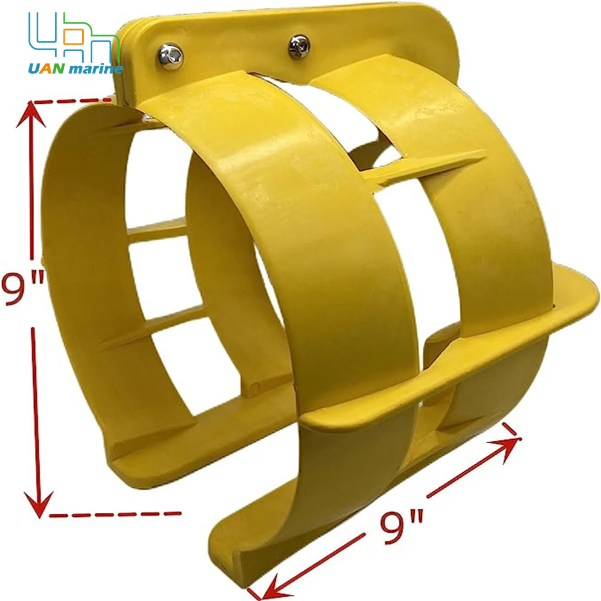 9" Propeller Safety Guard Compatible with Yamaha Mercury Johnson 9.9HP To 20HP Outboard Engine (Yellow)