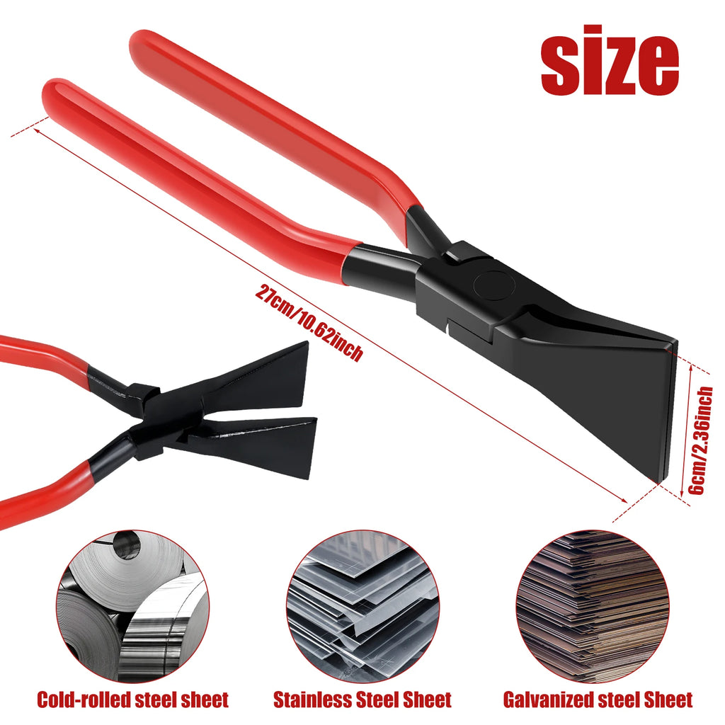 Metal bending pliers flattening pliers manual sealing metal plate tools durable manual sealing machine sheet metal tool kit