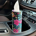 1PC Printed car mounted paper towel cylinder paper towel barrel car seat type cylindrical car paper towel barrel