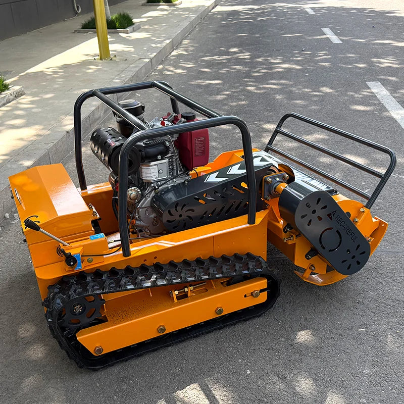 Customized 4-Stroke Industrial Agriculture Electric Lawn Mower Remote Control Flail Cordless Hydraulic Greening for Farm Garden