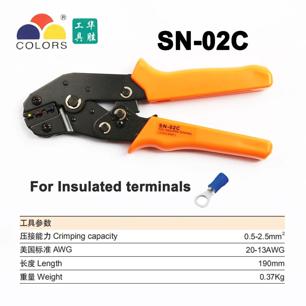 Crimping pliers tools SN-28B SN-48B SN-01C SN-2 SN-06WF SN-16WF pulg tube insuated terminals electric clamp Multi-tool