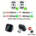 Wireless CarPlay Dongle Wireless Android Auto Adapter 2in1 Car Intelligent System AI Smart Box For Car With Wired CarPlay