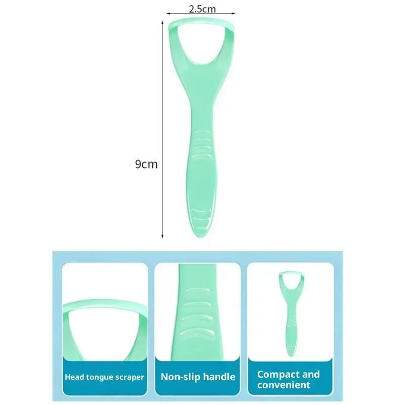 Tongue Scraper For Adult Disposable Tongue Cleaning Tool Plastic Mouth Scraper Travel Convenient Oral Hygiene Care Appliances