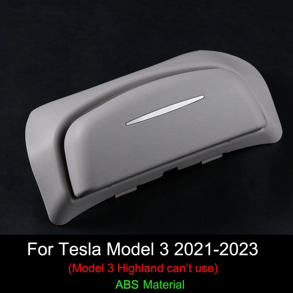 Car Glasses Holder Case Sunglasses Storage Box for Tesla Model 3 Model Y Auto Interior Accessories 2017-2025 Glasses Case
