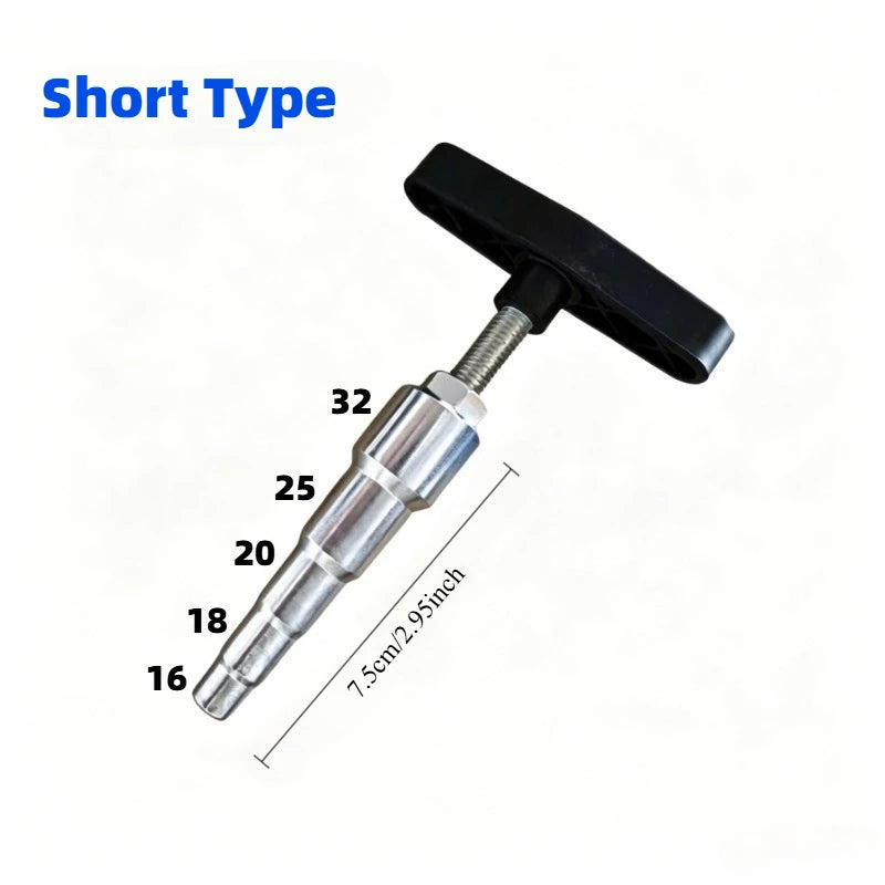Manual Pipe Expander, T-Handle 12-32mm Pipe Rounder Tool for PVC, Aluminum Plastic Pipe, Plumbing and Household Appliance Repair