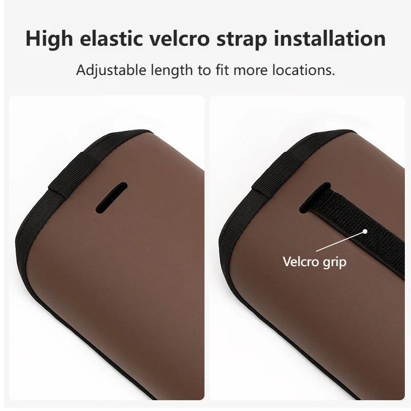 Car Tissue Bag Holder Leather Universal Auto Mounted Armrest Box Paper Box Storage Interior Seat Back Hanging Napkin Pockets