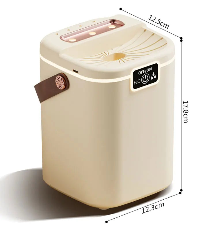 TINSOL 2L Large-Capacity Humidifier with Triple Nozzles and Night Light, Type-C Port, Air Purifier for Bedrooms and Living Rooms