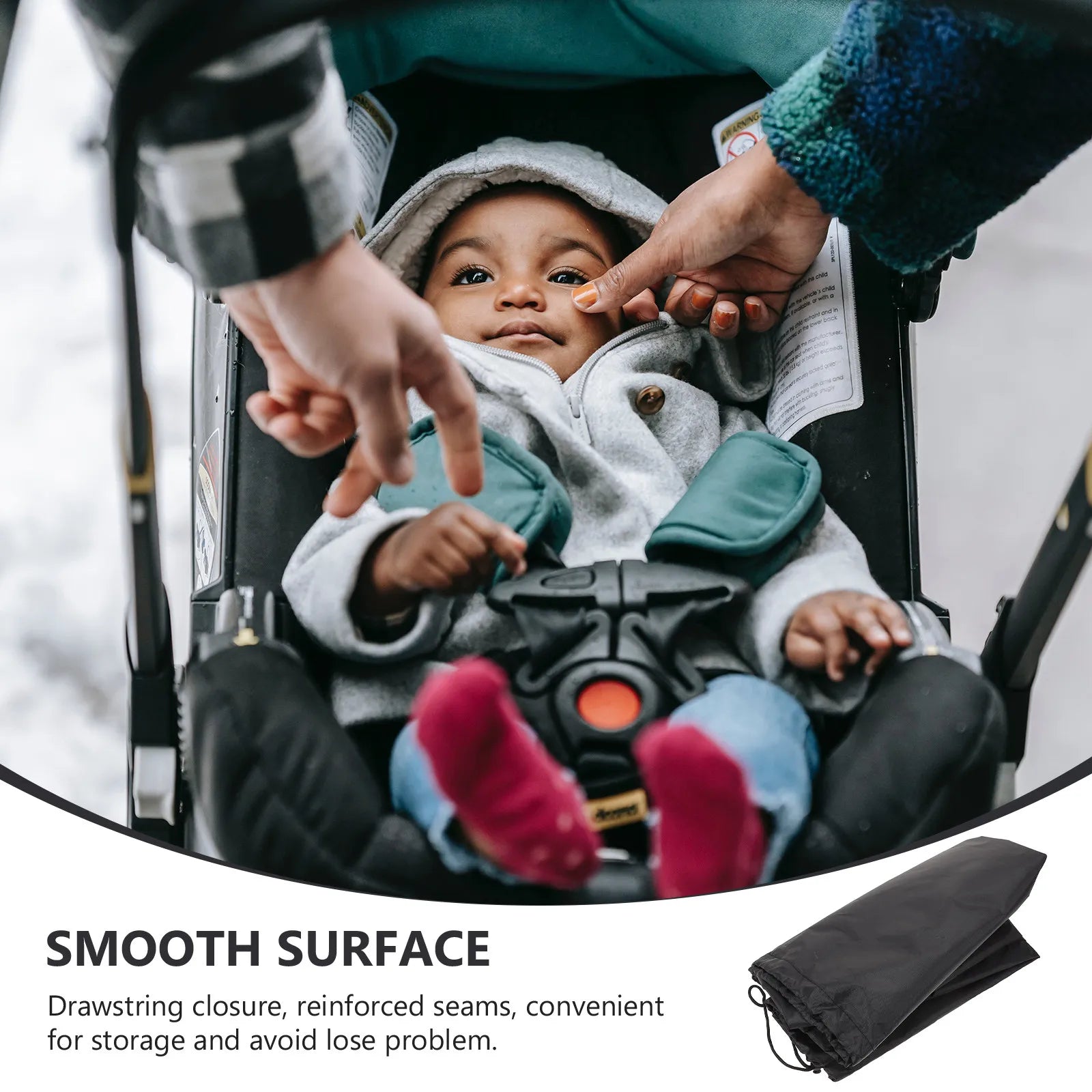 Premium Travel Stroller Bag for Airplane Gate Check Car Seat Cover Heavy Duty Waterproof Protection Stroller Storage Bag Large