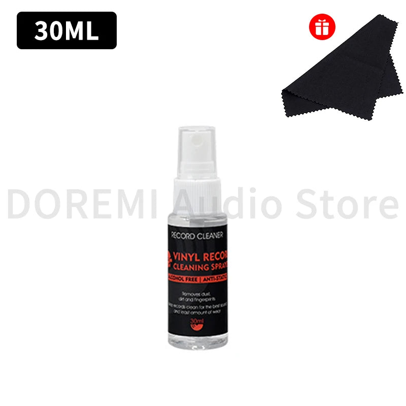 Vinyl Record Cleaning Liqui Spray Dust-proof Anti-static Cleaner Records Cleaning Solution for LP/CD Turntable Records Player