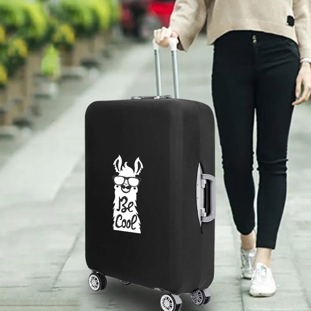 Fashion Travel Essentials Suitcase Cover Funny Print for 18-32 Inch Traveling Accessories Bag Trolley Luggage Protective Case