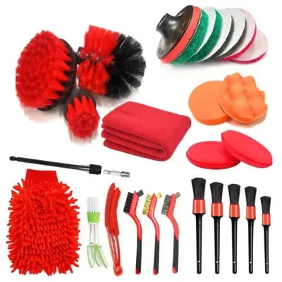 Household Car Cleaning Electric Drill Brush Head Set Electric Brush Kitchen Bathroom Cleaning Kit Toilet Cleaning Tools