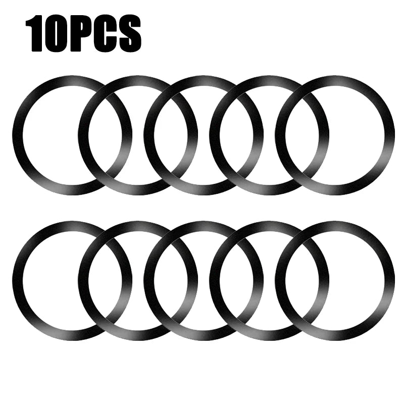 Universal Magnetic Metal Plate Ring Car Magnet Phone Holder Magsafe Wireless Charger Iron Sheet Sticker Car Accessories Interior
